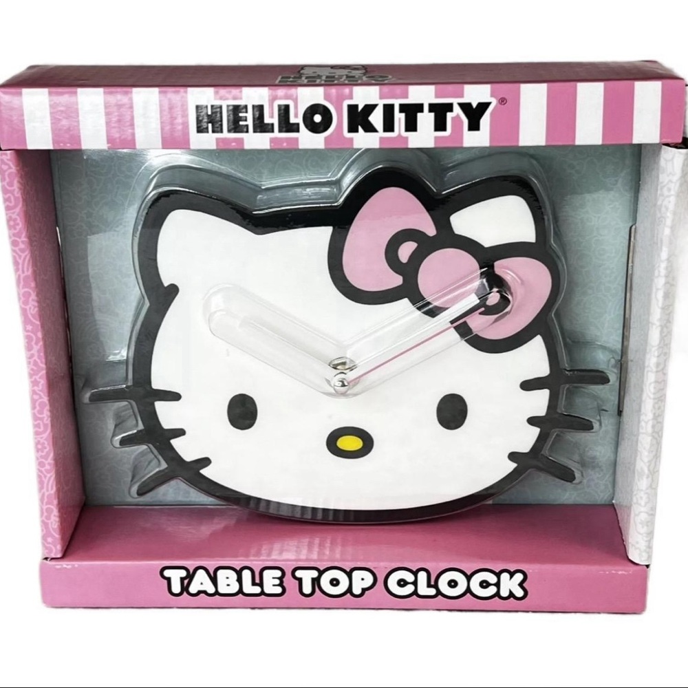 Hello Kitty Tabletop Clock ( Pink )